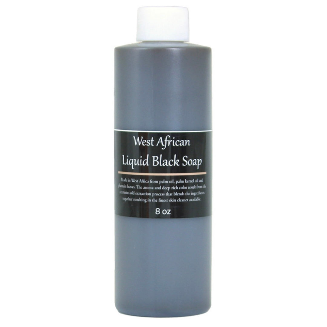 West African Liquid Black Soap - 8 oz.