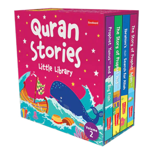 QURAN STORIES - LITTLE LIBRARY - VOL.2 (4 BOARD BOOKS SET)