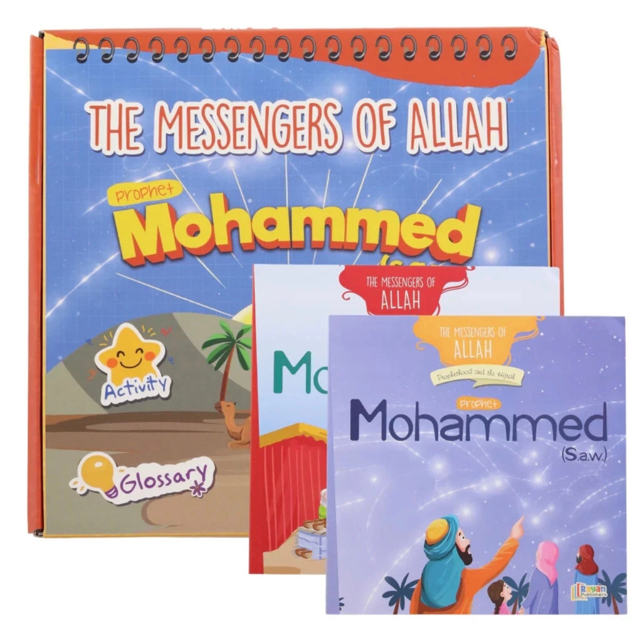 The Messengers Of Allah Prophet Mohammed Activity Islamic Children 2 Book Set