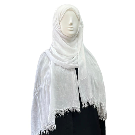Modal Hijab - White