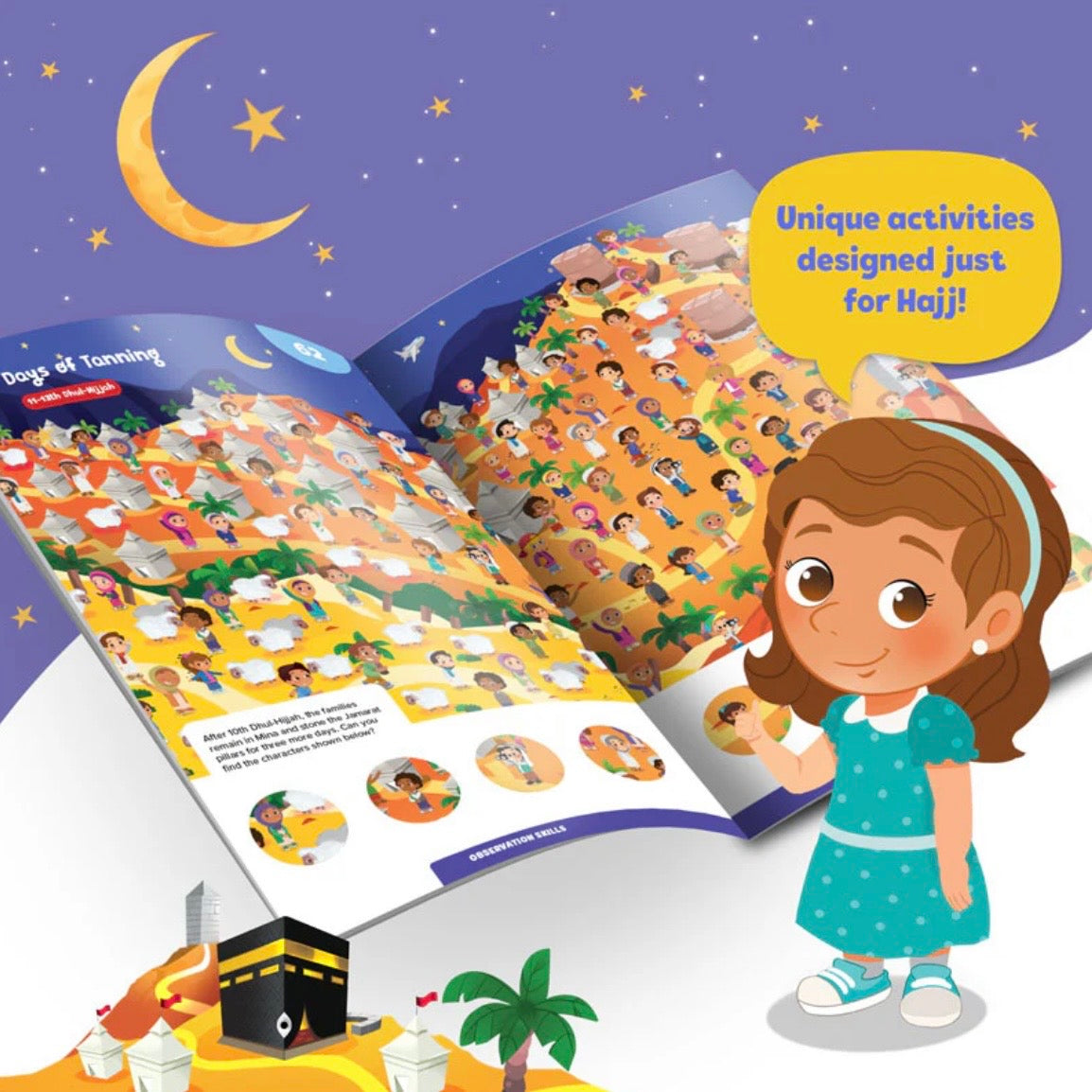 Hajj & Umrah Activity Book (Big Kids 8+)