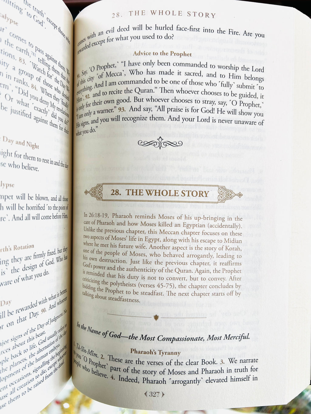 The Clear Quran Single Column GIFT Edition English Only