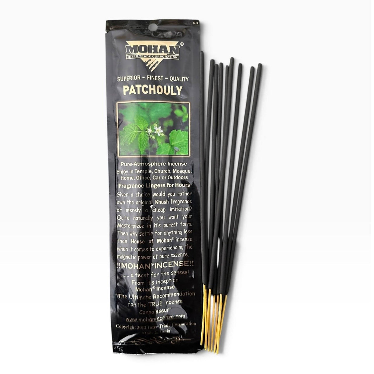 (3 PACK) House of Mohan - Patchouly Incense Stick