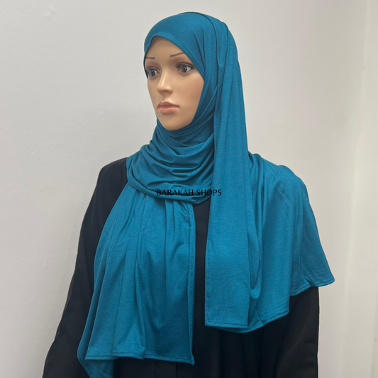 Small Jersey Hijab - Teal