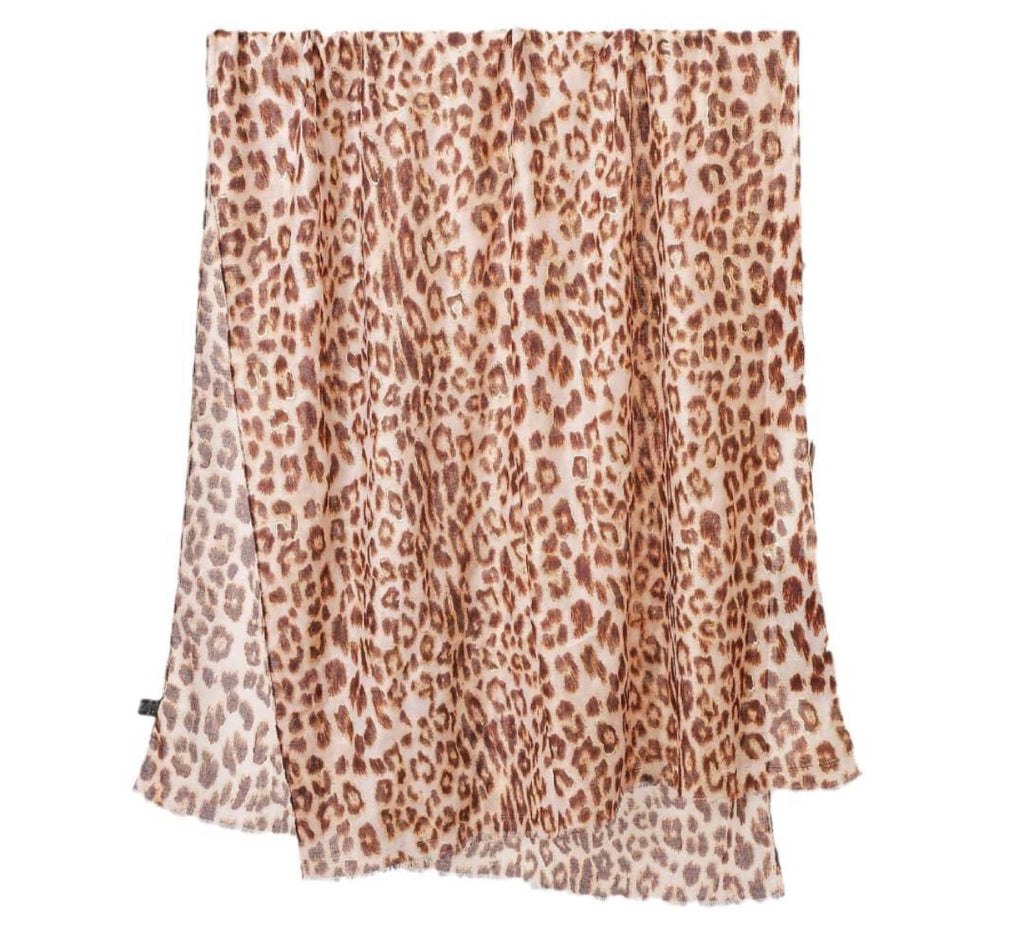 Printed Viscose Hijab - Cheetah