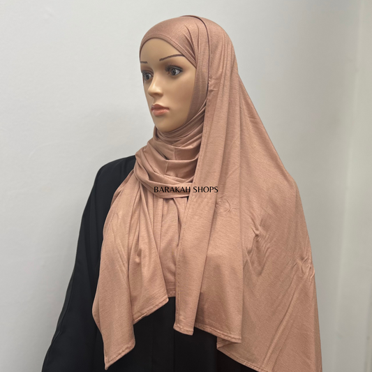 Small Jersey Hijab - Caramel