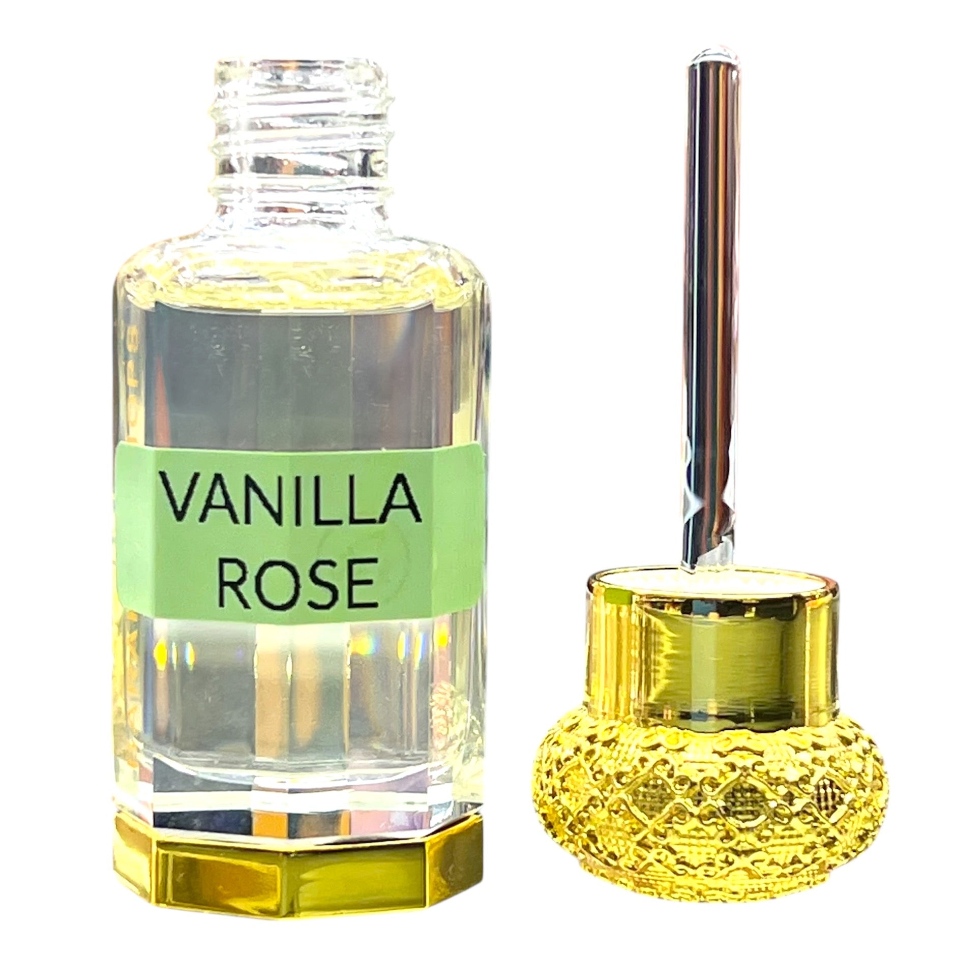 Vanilla Rose - 12ml Concentrated Attar Perfume Oil Long Lasting Alcohol Free