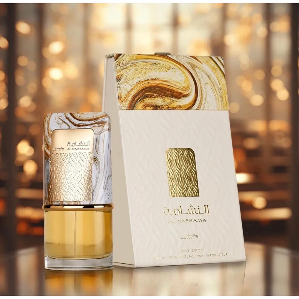 NEW Al Nashama Lattafa Perfume Spray Cologne EDP 100mL 3.4fl oz
