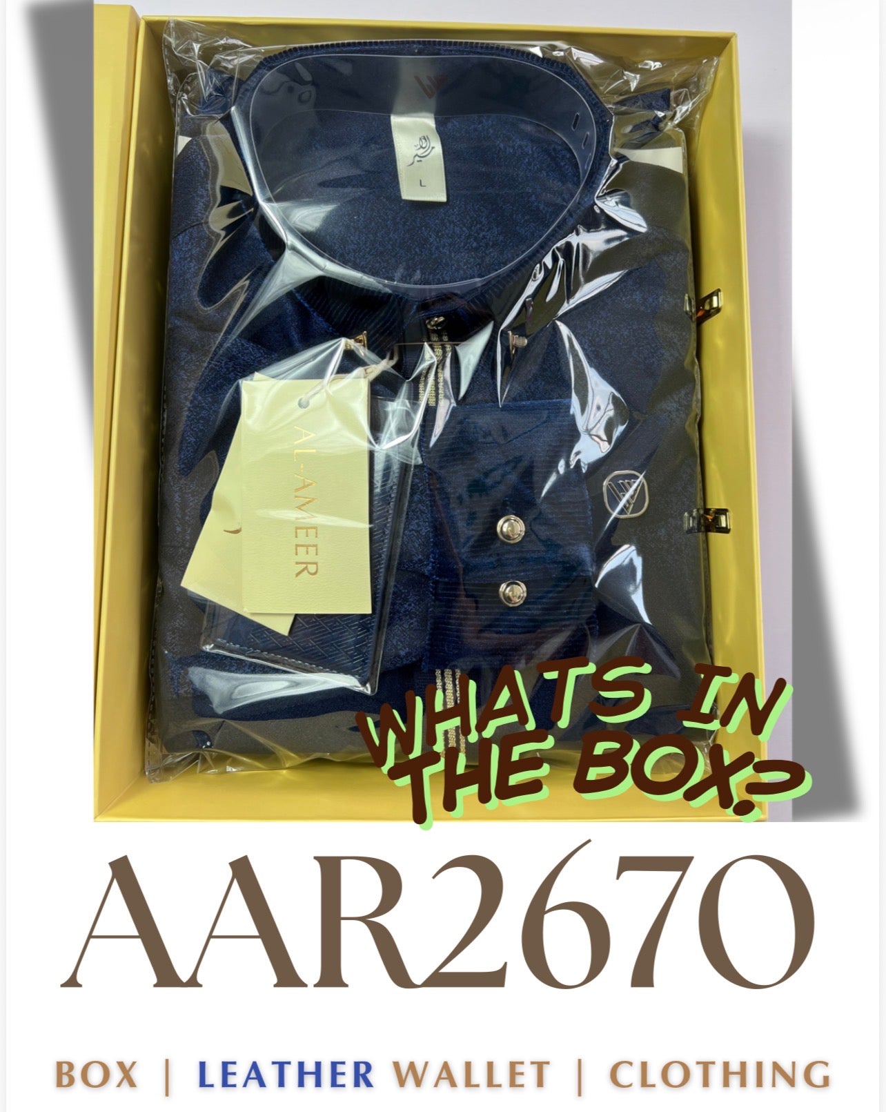 Mens Luxury Thobe AL AMEER - The Blue Statement