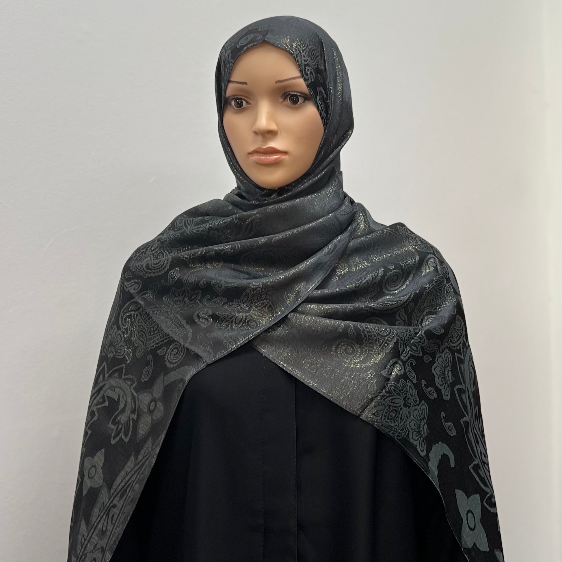 Paisley Silk - Black