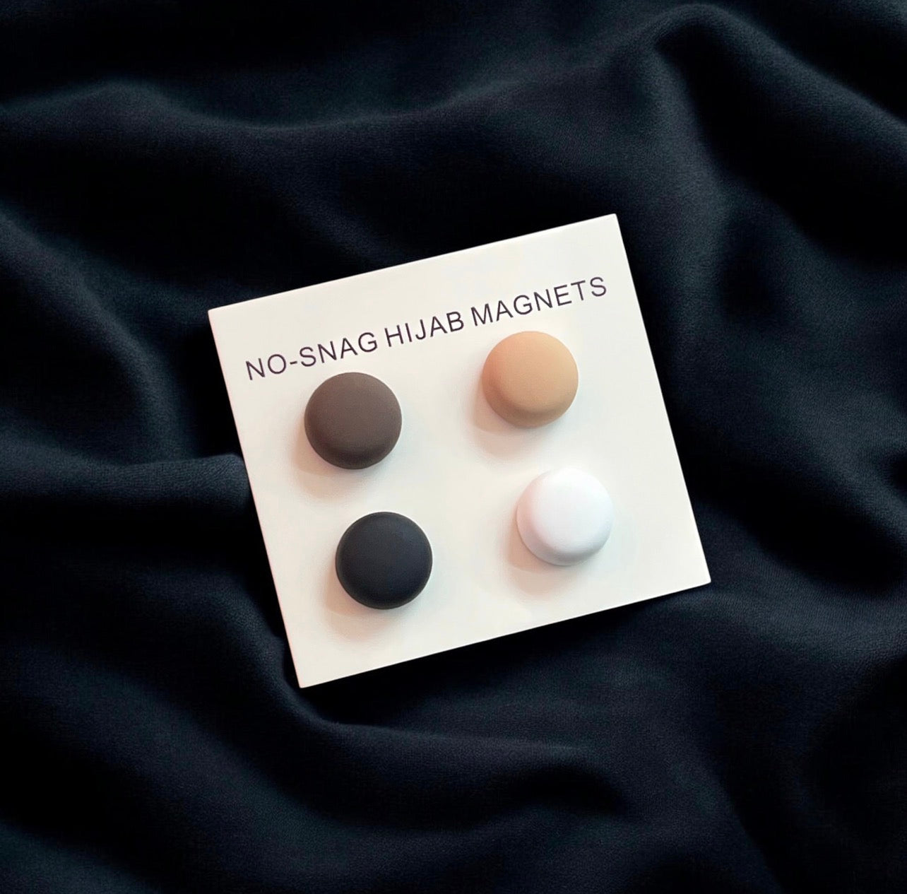 4 Pair Magnet Hijab Pins - Neutrals