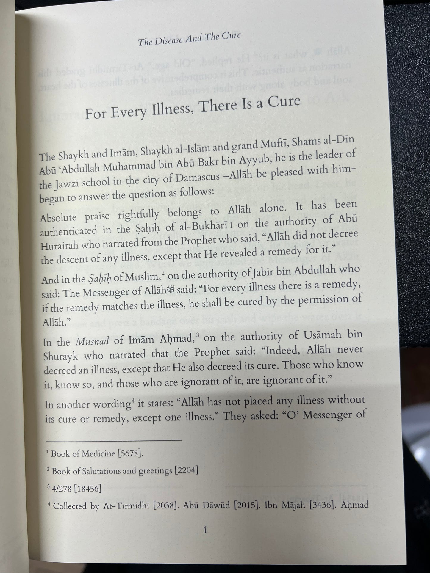 The Disease and The Cure by Imam Ibn Al-Qayyim