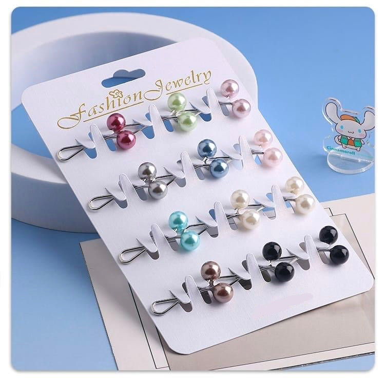 Multicolor 12pk Slide-in Hijab Pins