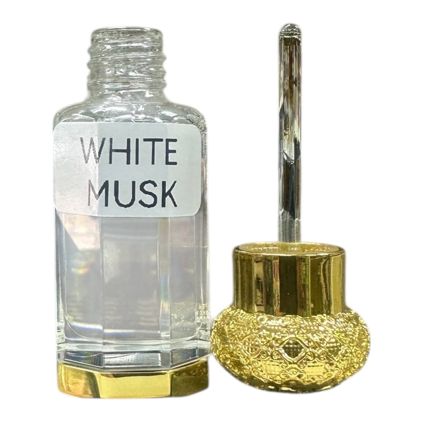 White Musk - 12ml Concentrated Attar Perfume Oil Long Lasting Alcohol Freei