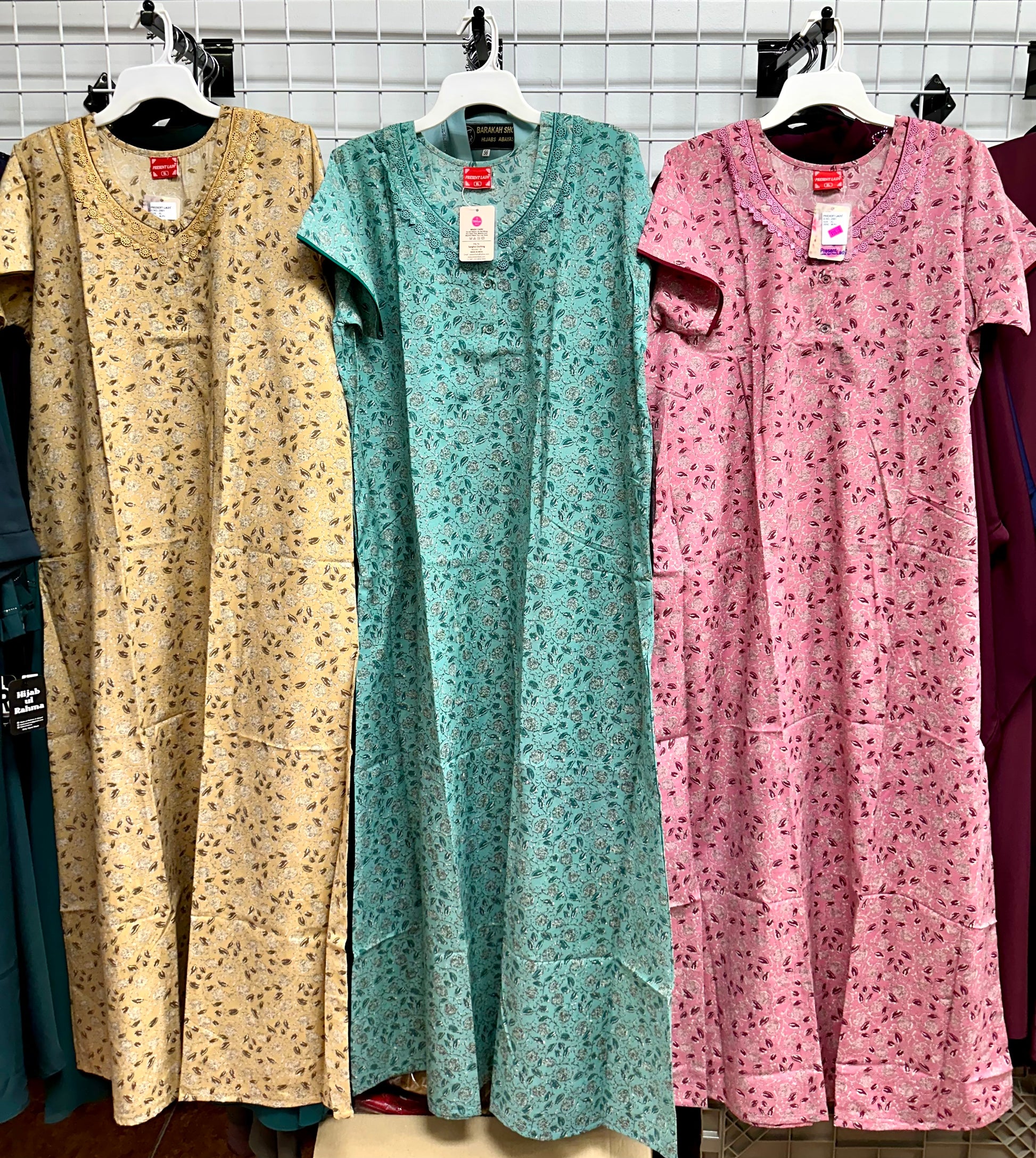 Cotton Blend Maxi Gown