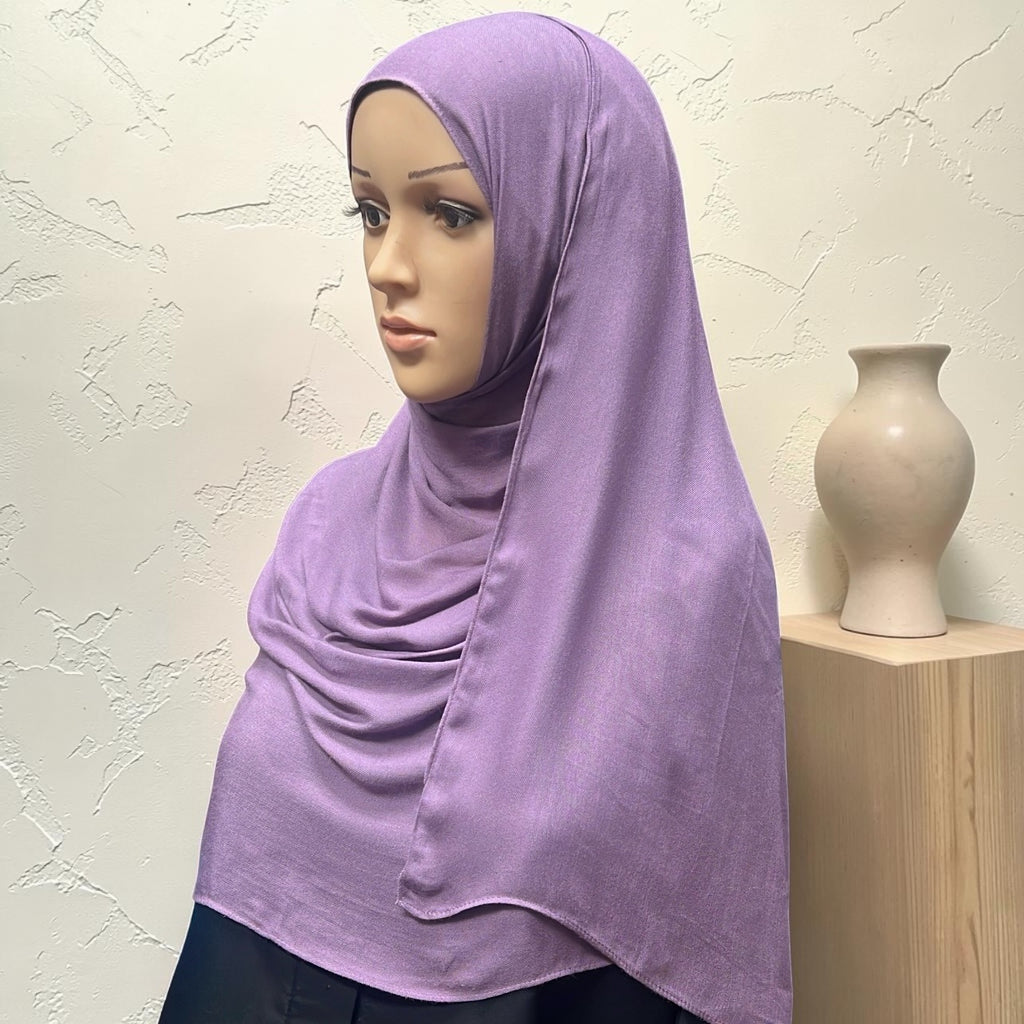Orchid Purple Standard Modal Hijab – Soft Non-Slip Muslim Hijab Scarf | All-Day Comfort
