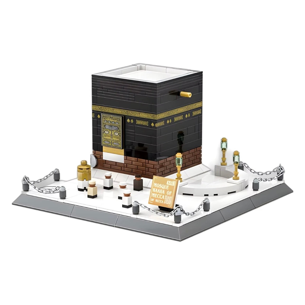 Mosque Kaaba of Mecca Building Block Bricks 446 Pcs Legos Architecture