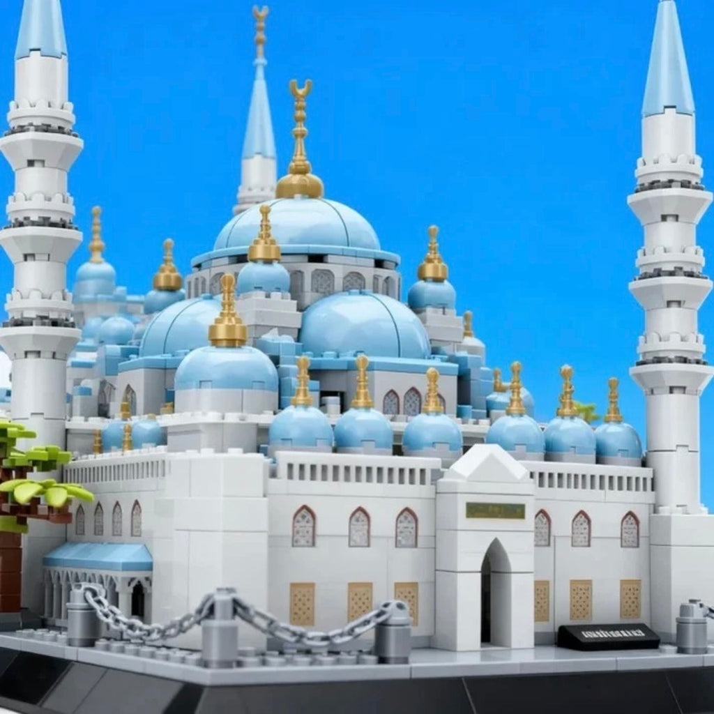 Blue Mosque Building Block Turkey Istanbul Famous Architecture - 1129 pcs