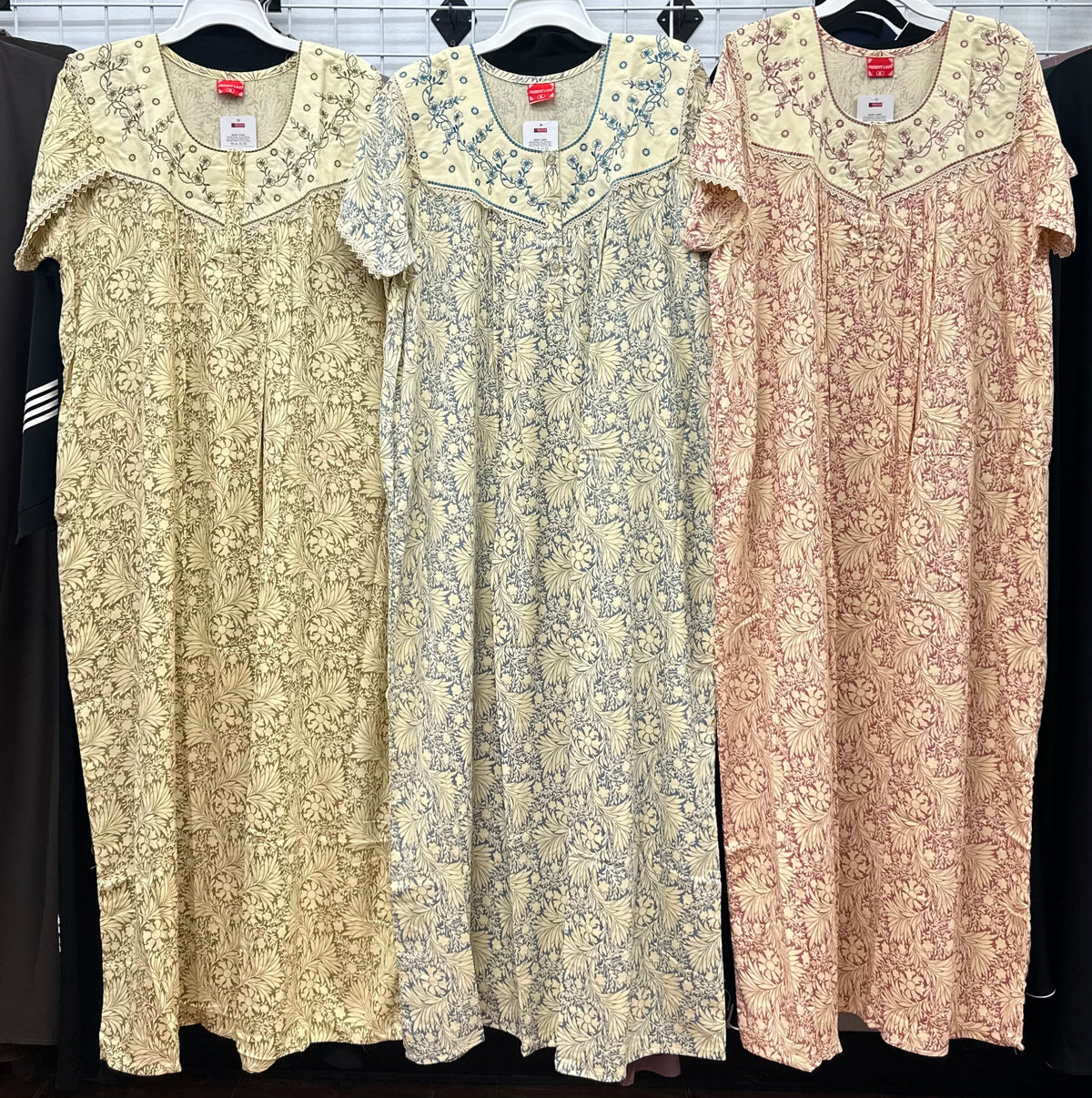 Short Sleeve Alpine Maxi Nightgowns
