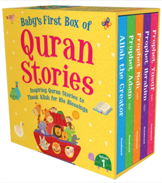 BABY’S FIRST BOX OF QURAN STORIES - 1 (Set of 5 Books)