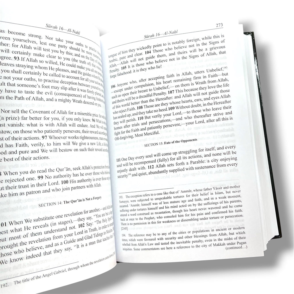 The Meaning of the Holy Quran - Complete Translation with Selected Notes by Abdullah Yusuf Ali