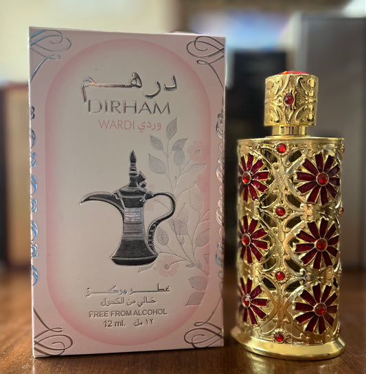 Dirham Wardi Perfume Oil - 12ml