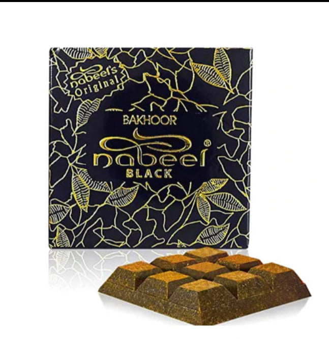 (VARIETY 5 PACK) 40g Bakhoors - Nabeel, Nabeel Black, Makh Mikh, Nasaem, Wow