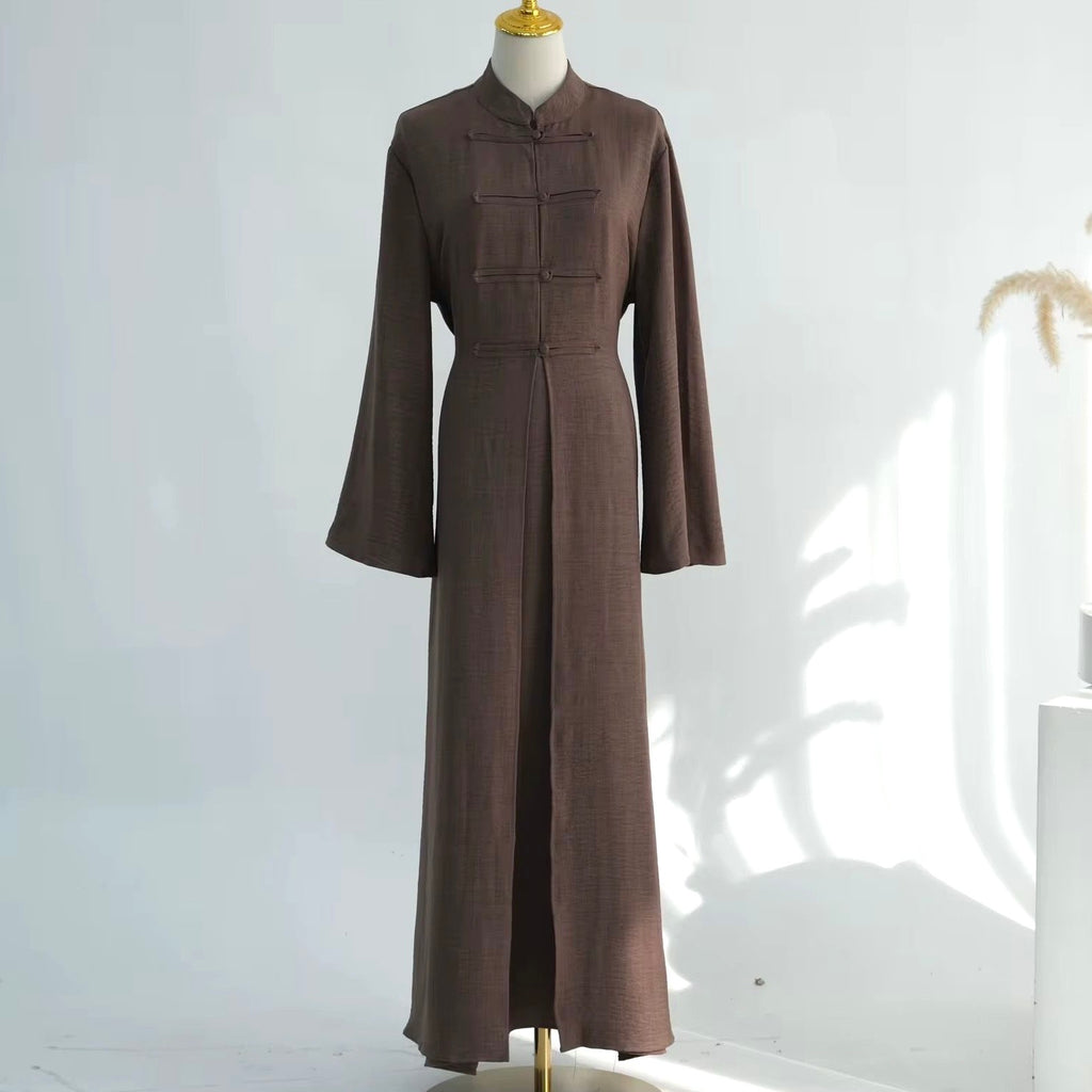 Women’s 2 Piece Button Up Abaya Set
