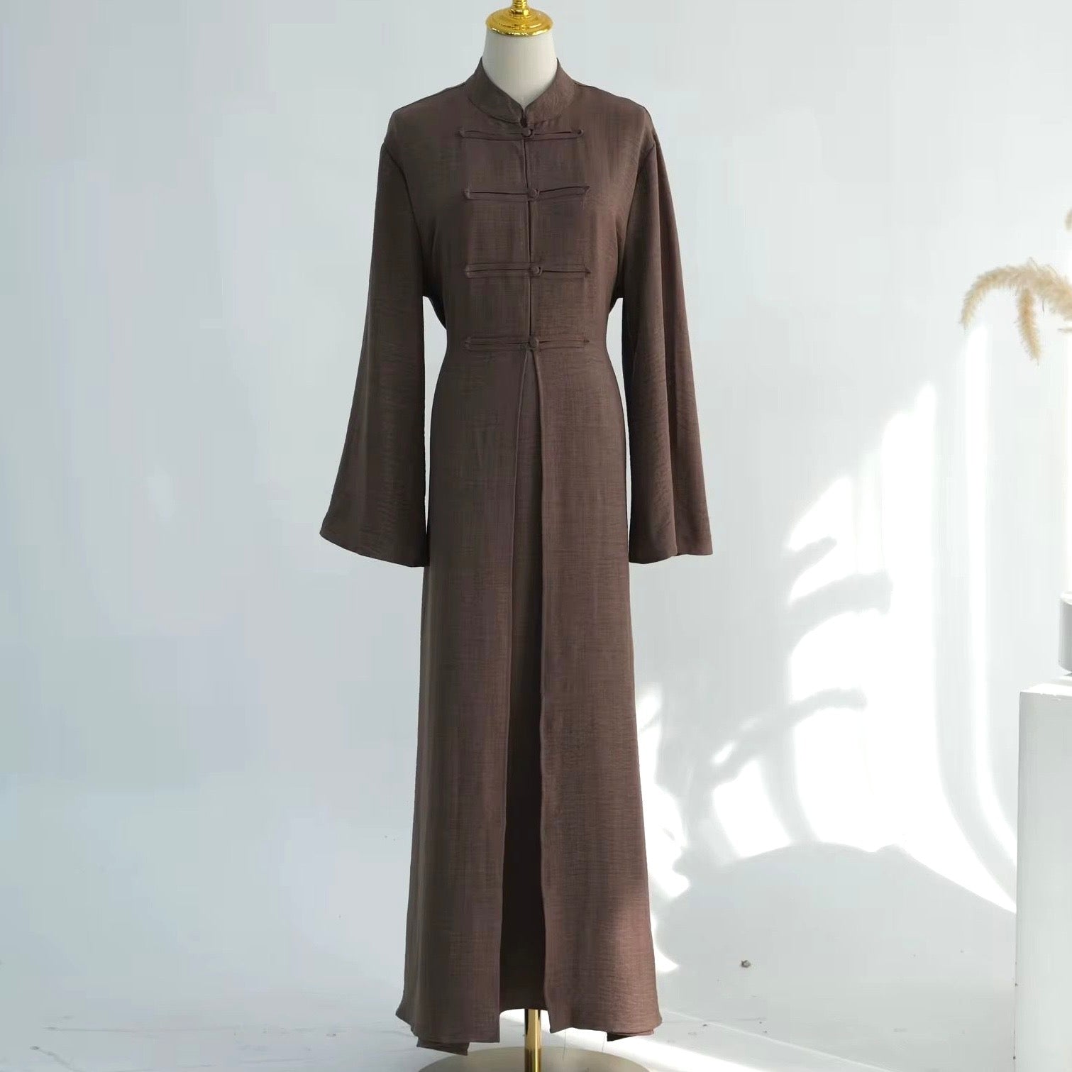 Women’s 2 Piece Button Up Abaya Set