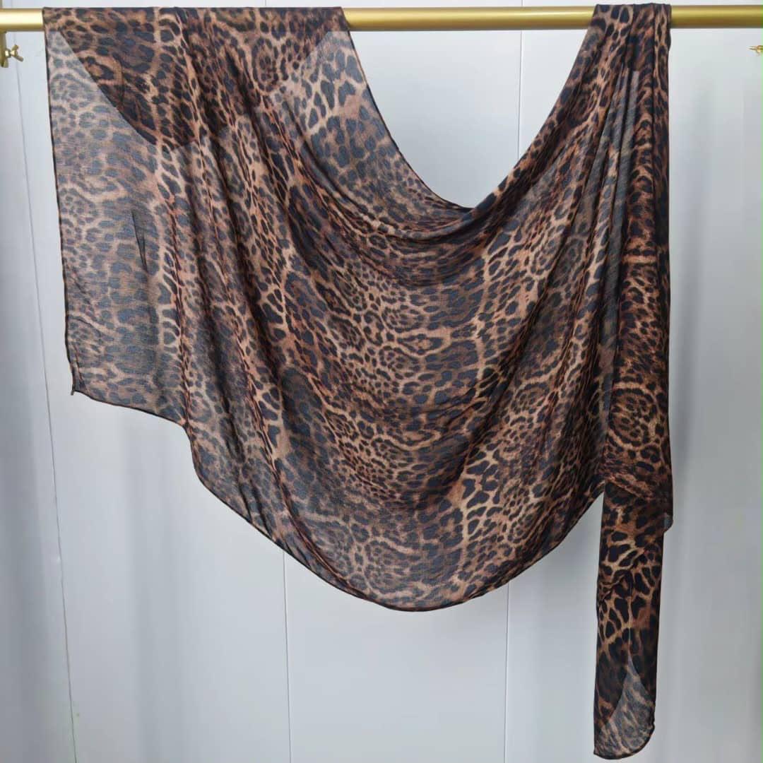 Printed Modal Hijab – Cheetah | Premium Modal | Soft Non-Slip Modest Hijab