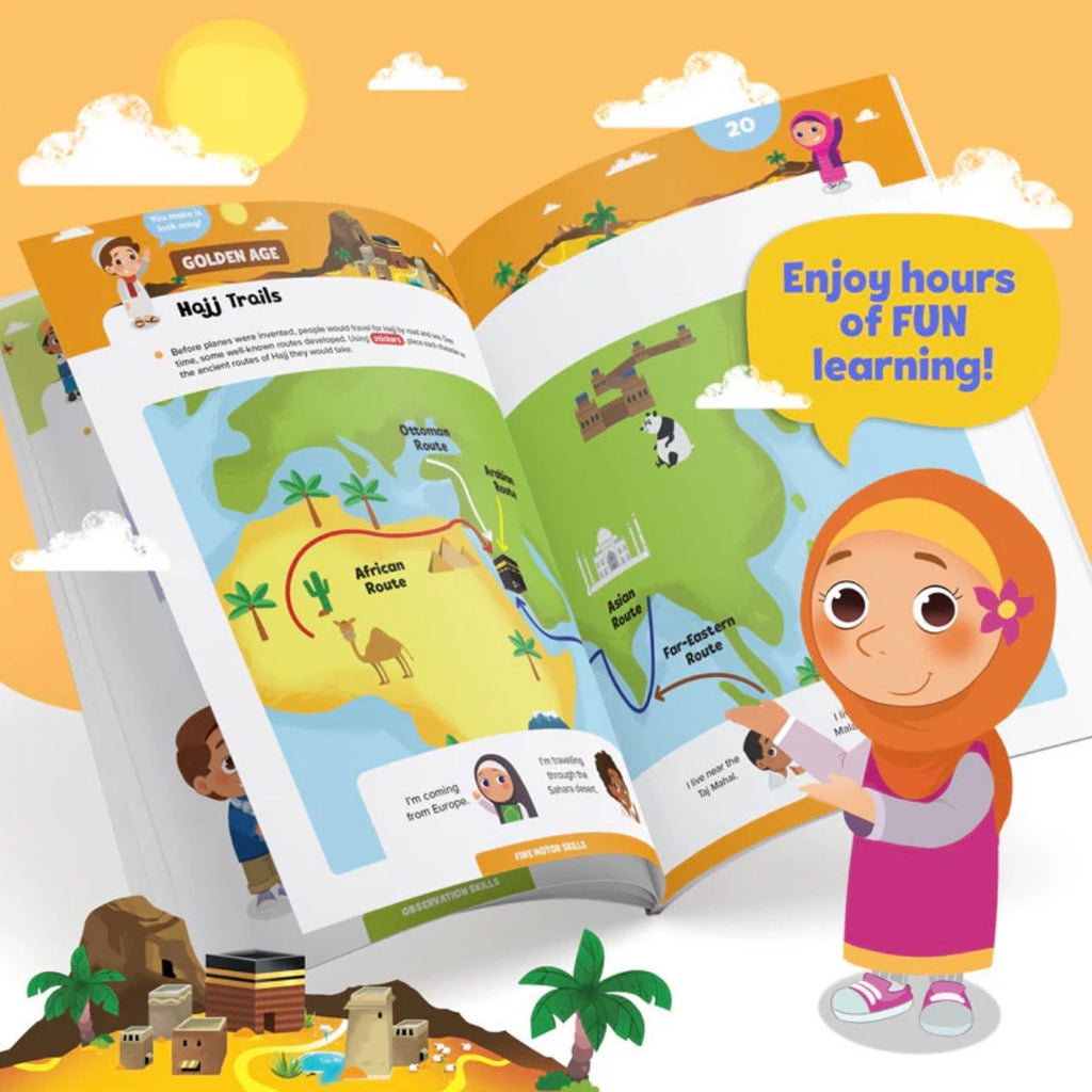Hajj & Umrah Activity Book (Big Kids 8+)