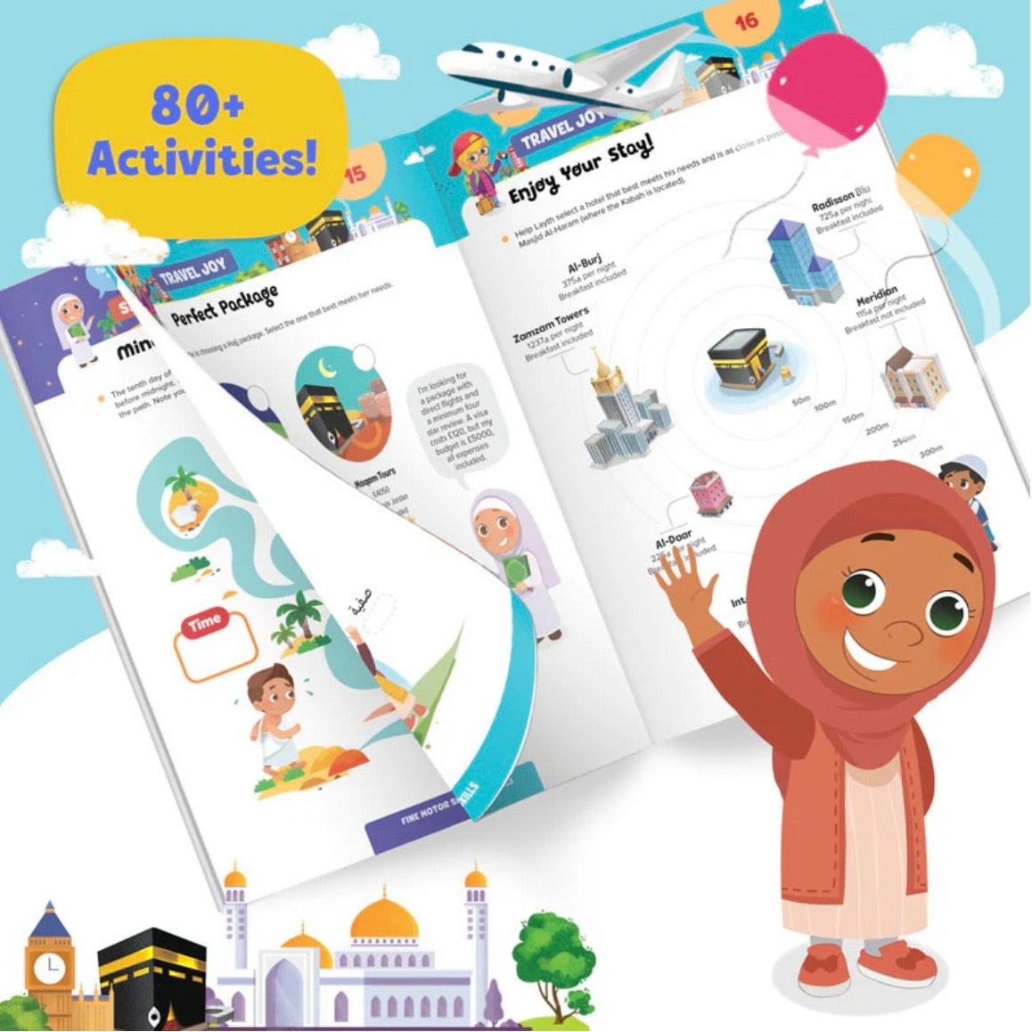 Hajj & Umrah Activity Book (Big Kids 8+)