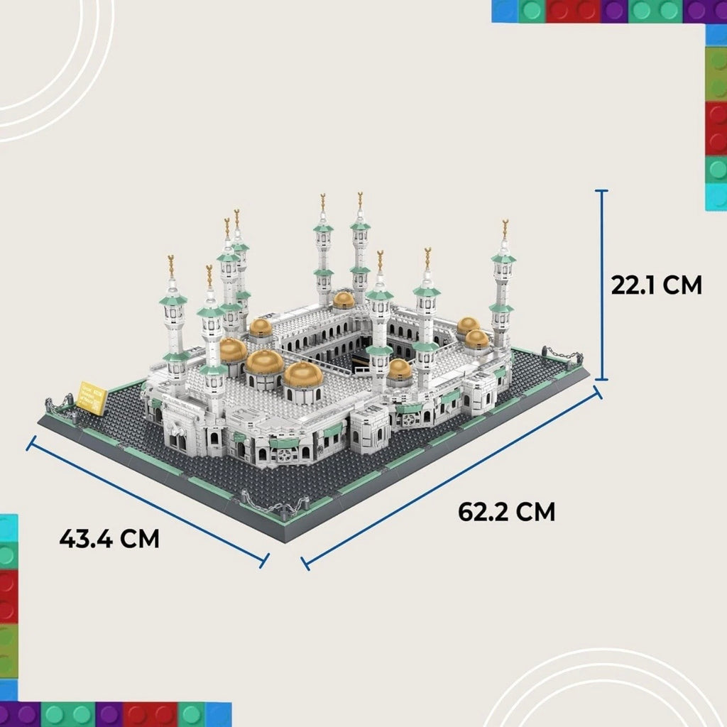 Masjid Al Haram Building Blocks Islamic Toys Great Mosque of Makkah - 2291 Pcs