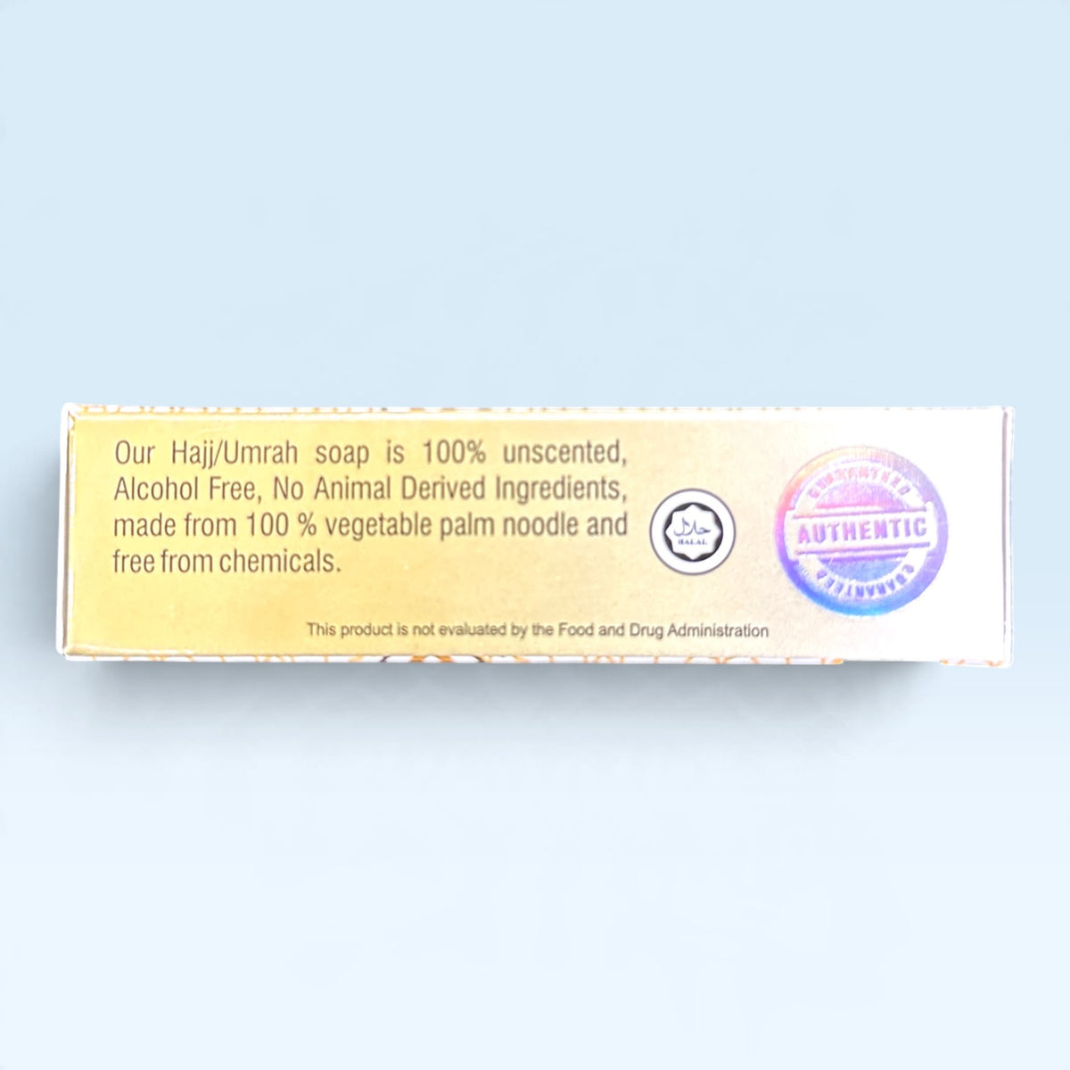 All Natural Fragrance Free Hajj & Umrah Soap - 100g