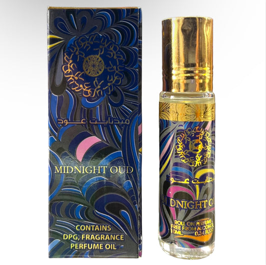 Roll On Perfume Oil 10ml - Midnight Oud