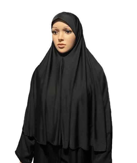 XXL Lycra Hijab - Black
