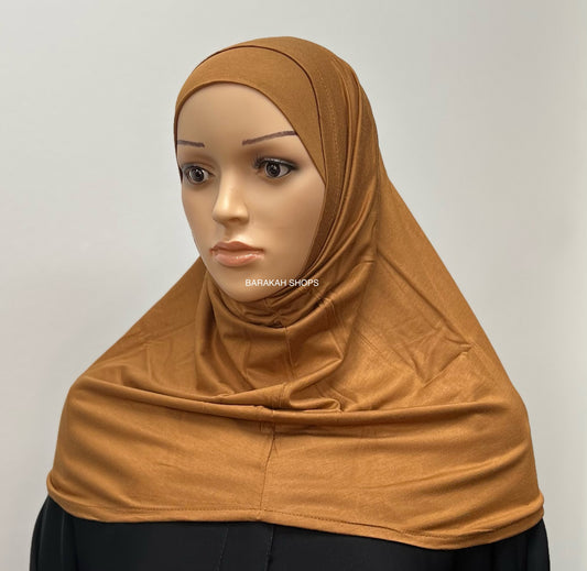 2 Pc Hijab - Camel