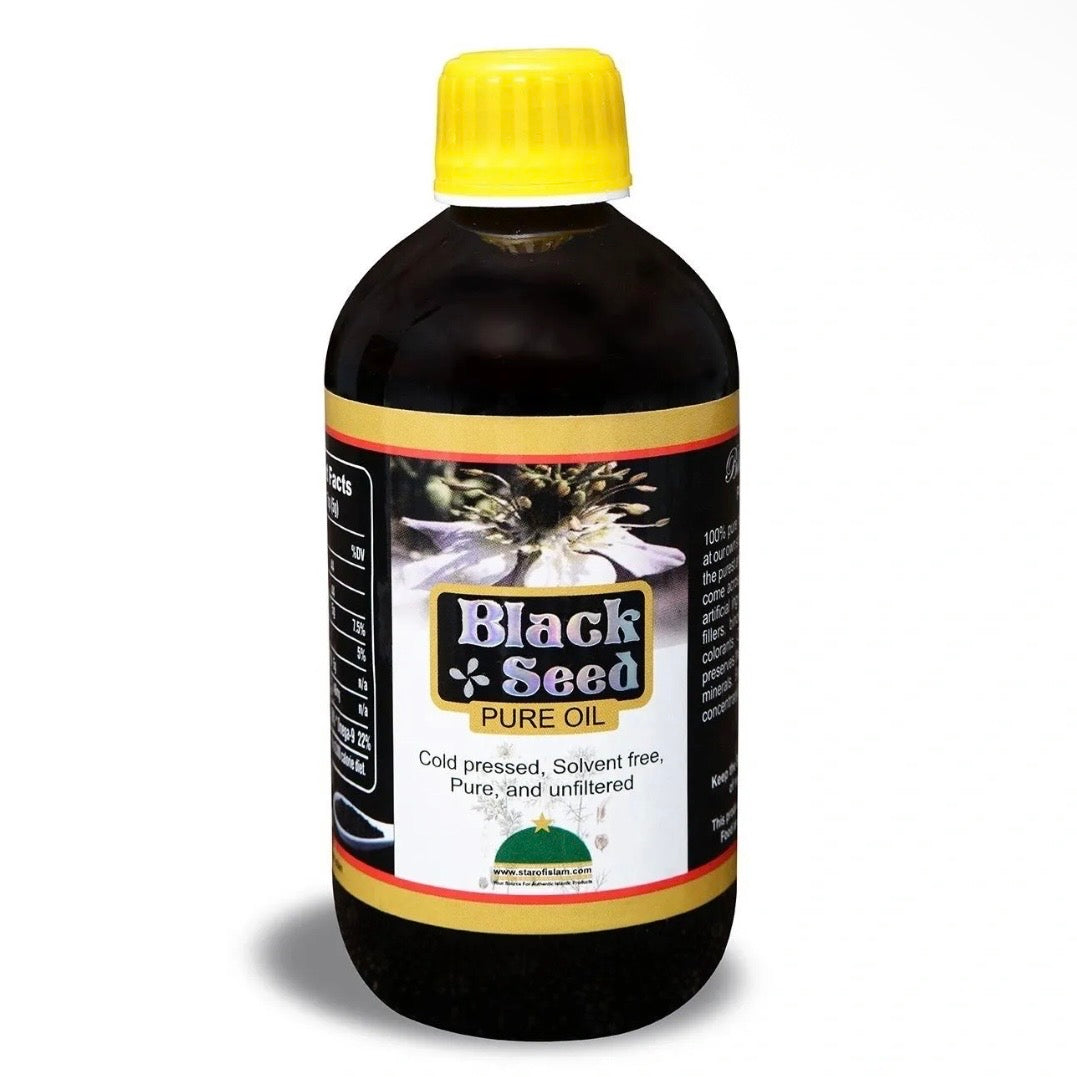 Black Seed Pure Oil Cold Pressed Solvent Free Pure and Unfiltered - 16 oz