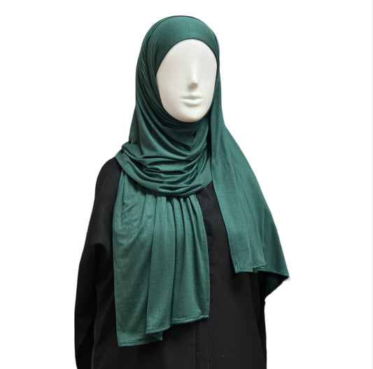 Small Jersey Hijab - Emerald Green