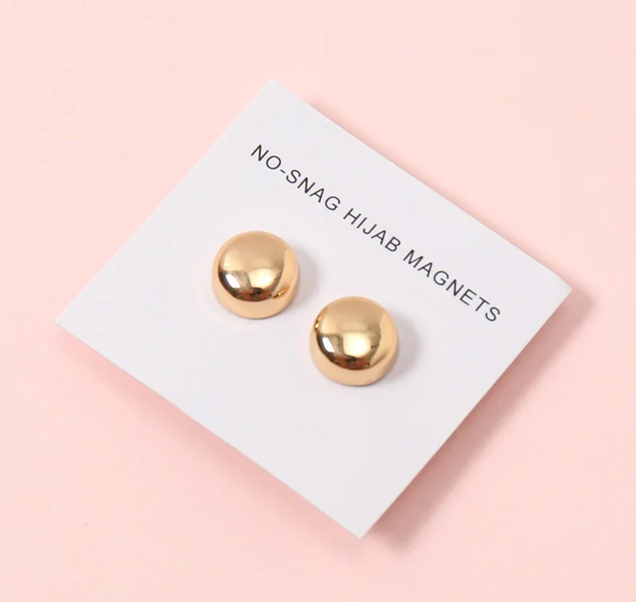2 Pair Magnet Hijab Pins - Gold