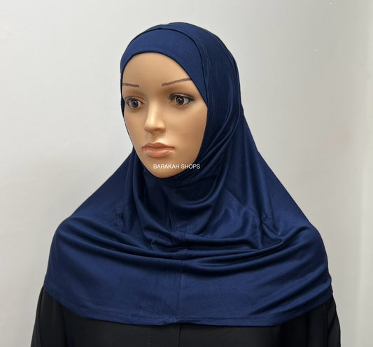 2 Pc Hijab - Navy Blue