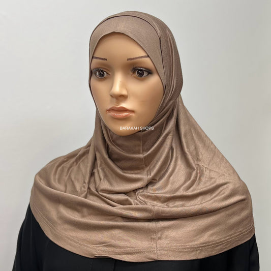 2 Pc Hijab - Mocha