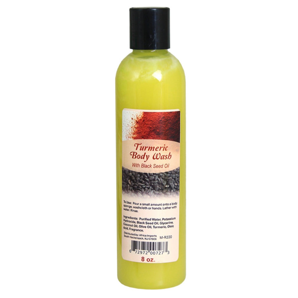 Turmeric & Black Seed Oil Body Wash for Full Skin Health - 8 oz.