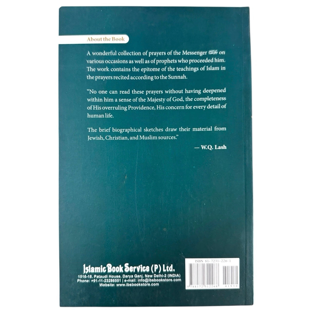 Prayers of Muhammad (PBUH) Dua's Supplications for Different Occasions NEW PB