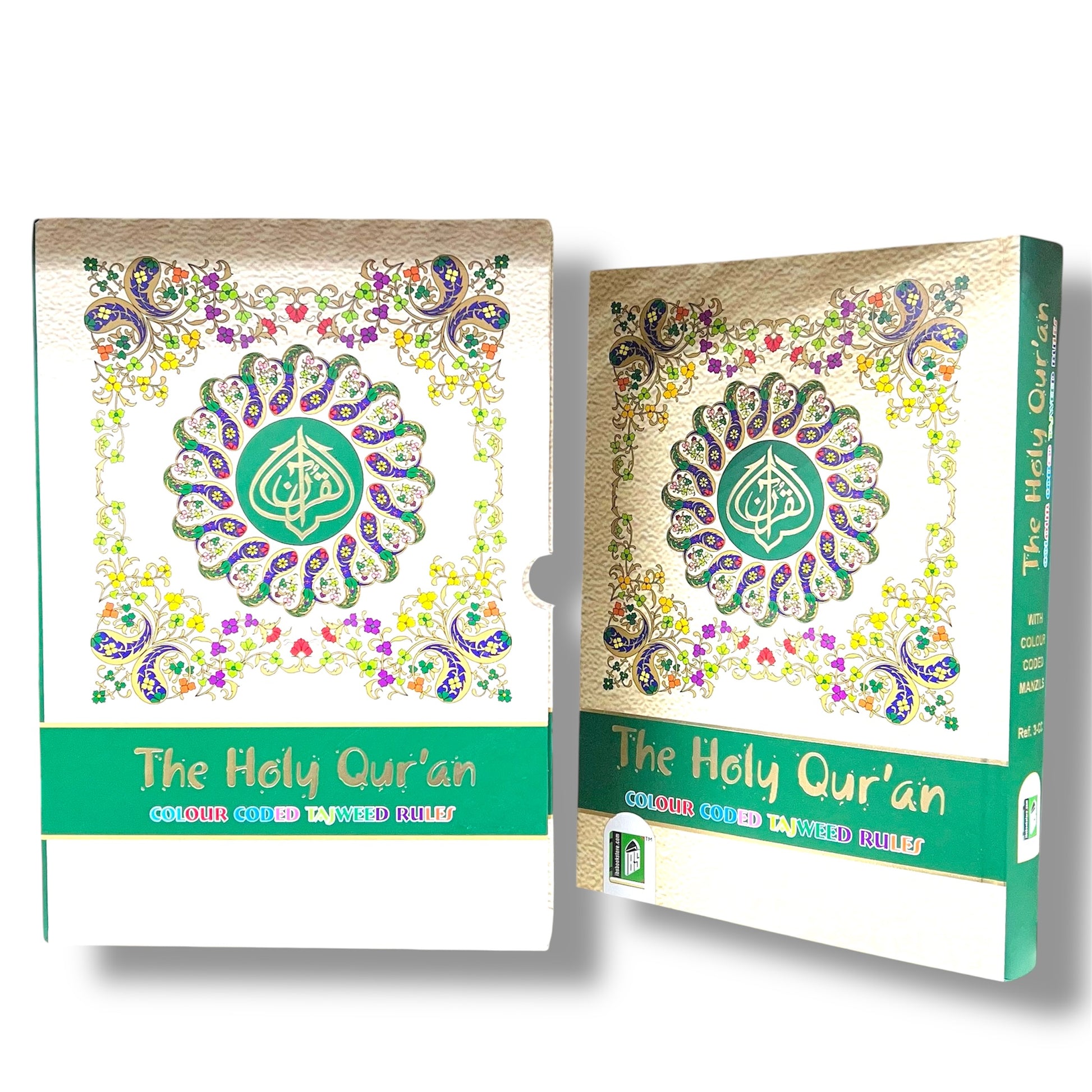 13 Line IndoPak Script Quran with Color Coded Tajweed & Storage Case – Large