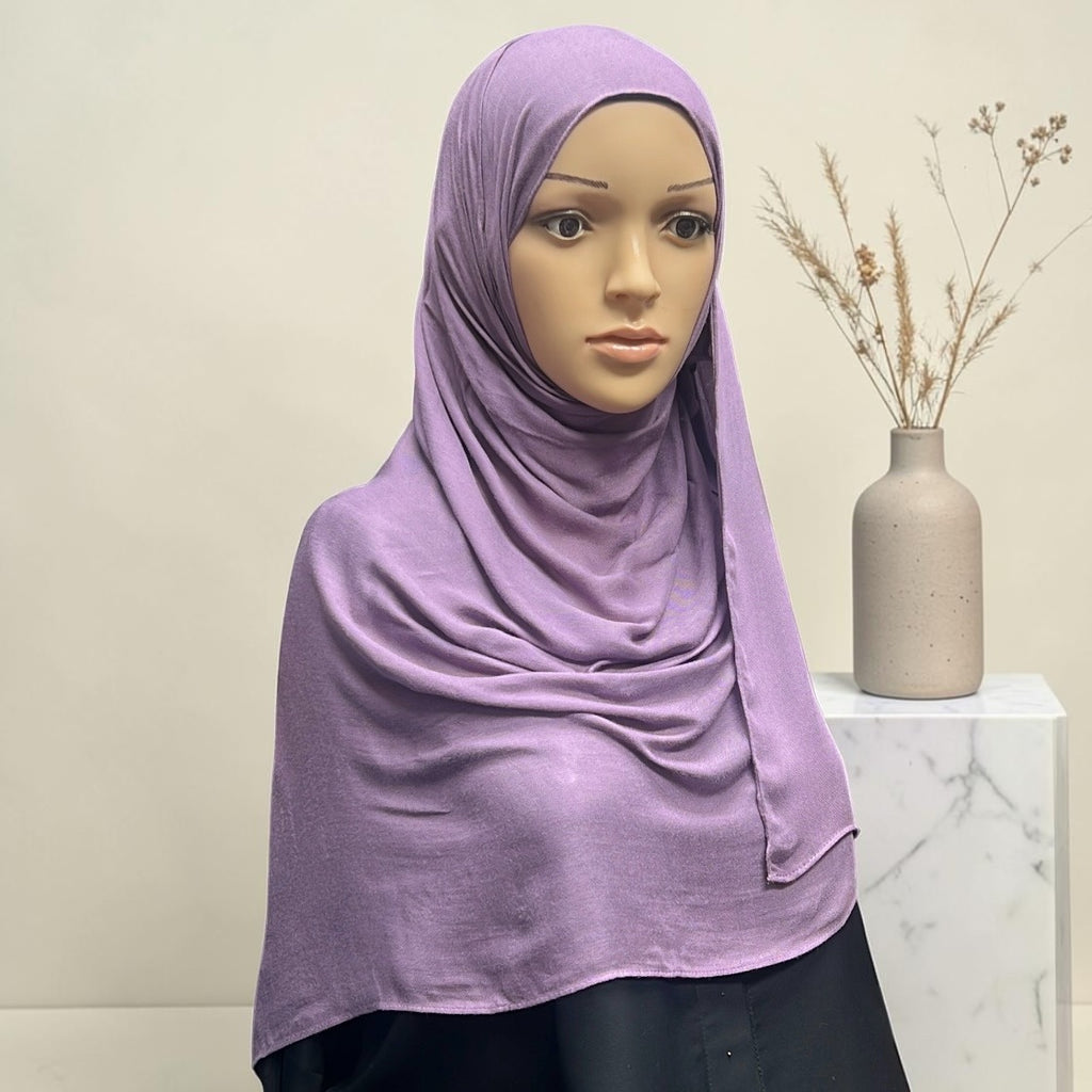 Orchid Purple Standard Modal Hijab – Soft Non-Slip Muslim Hijab Scarf | All-Day Comfort