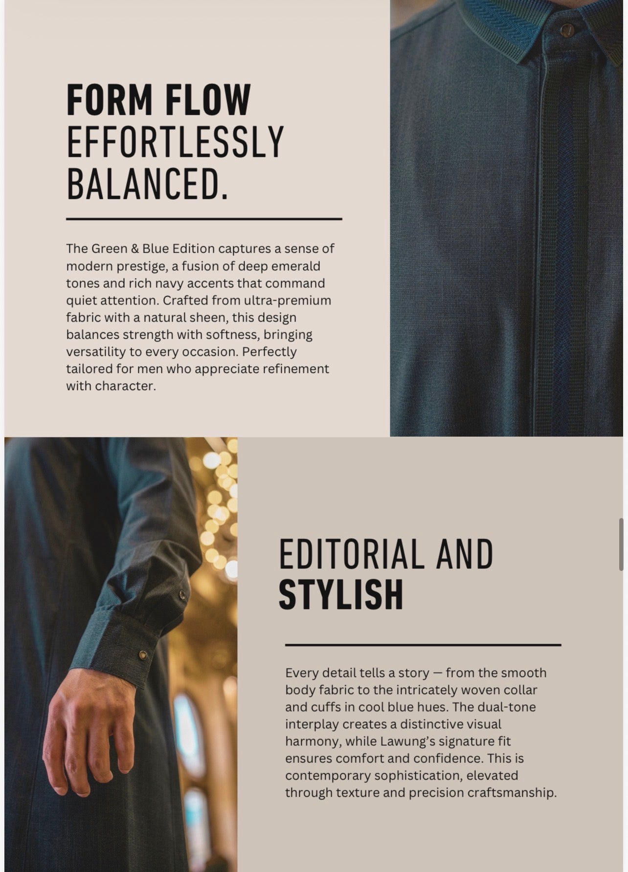 Mens Luxury Thobe AL AMEER - The Meridian