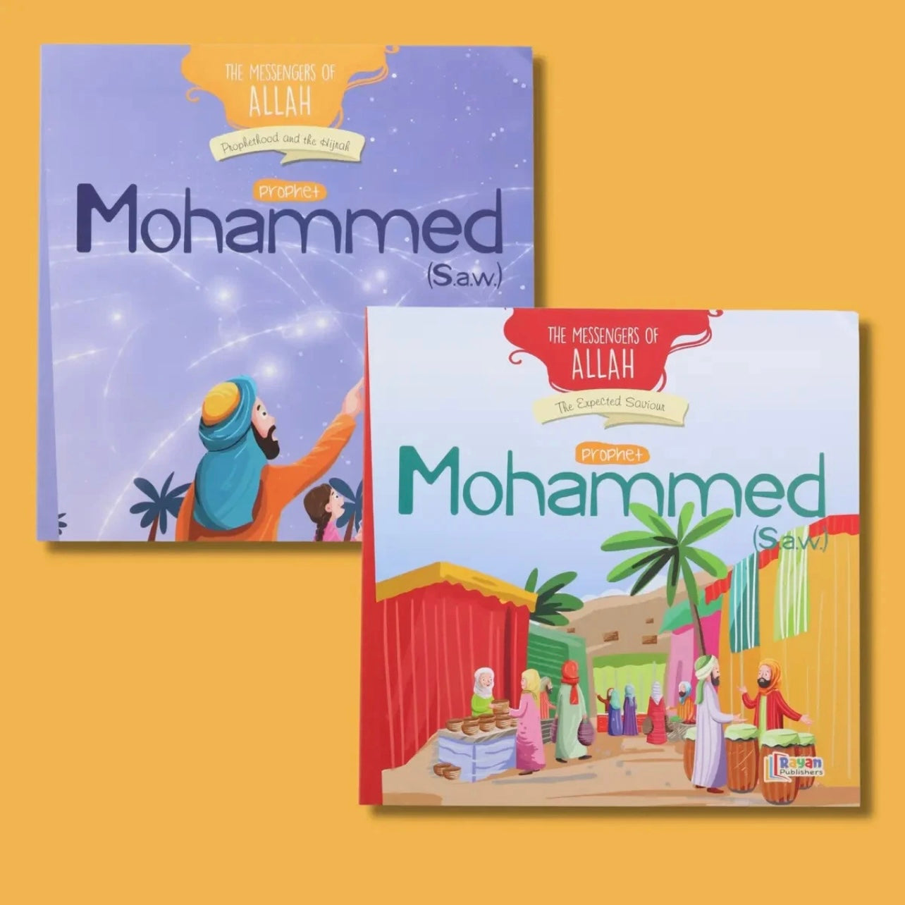 The Messengers Of Allah Prophet Mohammed Activity Islamic Children 2 Book Set