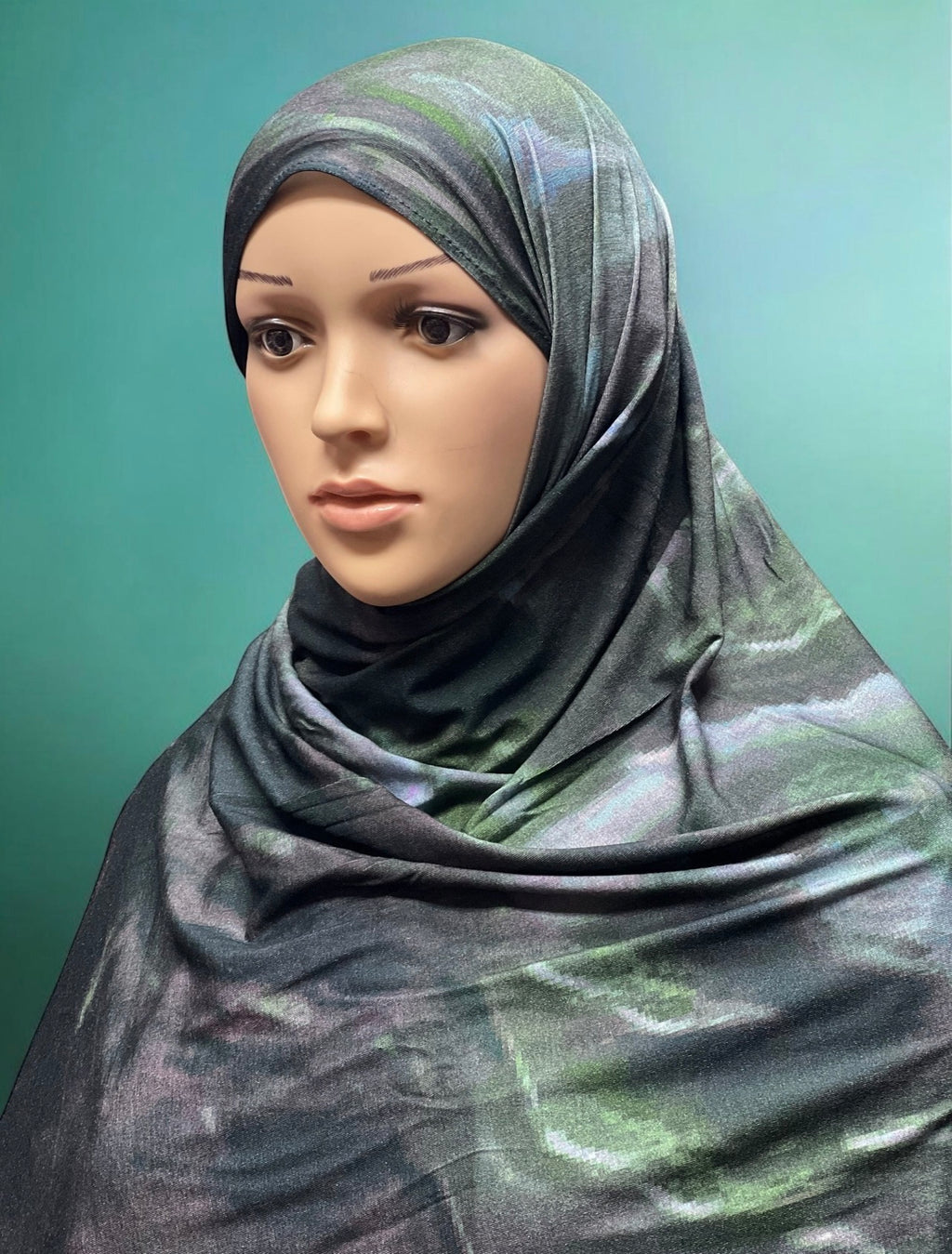 Printed Jersey Hijab - Galaxy