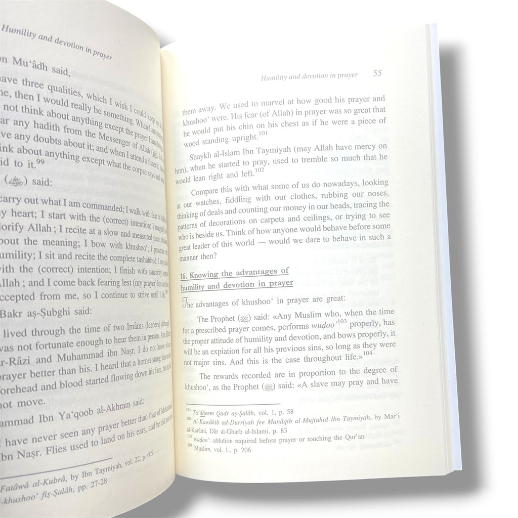 33 Ways of developing AL KHUSHOO (Humility and Devotion in Prayer) By Muhammad Salih Al-Munajjid